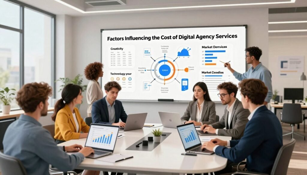 cost of digital agency services