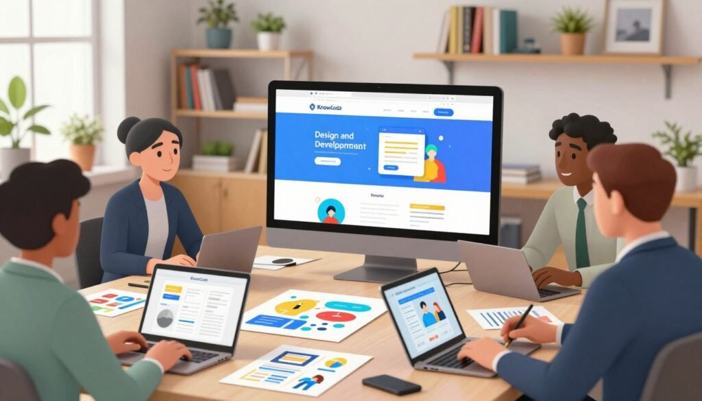 website design and development process