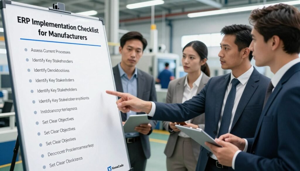 ERP Implementation Checklist for Manufacturers