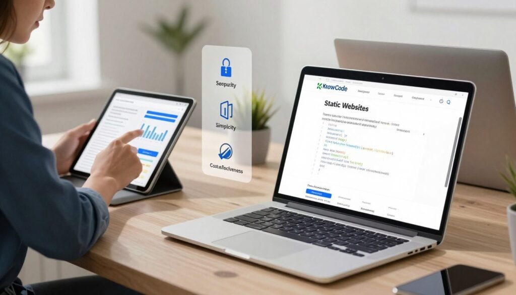advantages of static websites
