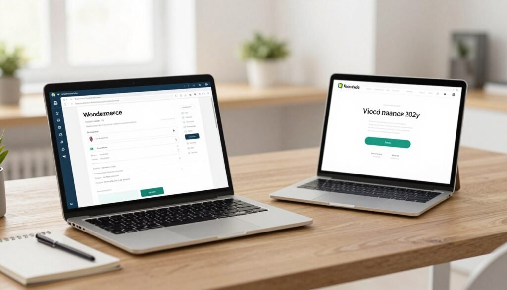 features comparison woocommerce shopify